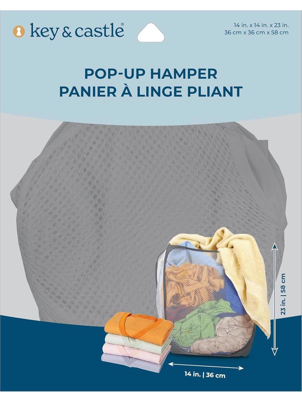 Pop-Up Laundry Hamper - Lightweight & Collapsible Fun!